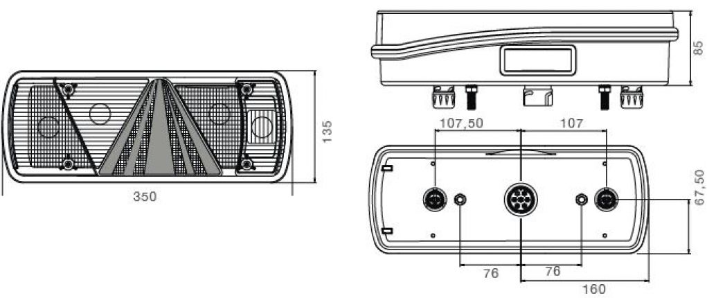 Ecopoint 2 mit Dreieck - 416479.001 - Heckleuchten