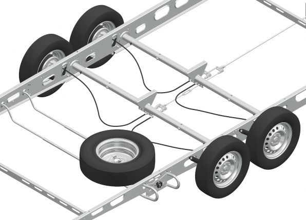 Reserveradhalter für Caravan - 421241.001 - Zubehör für Räder/Reifen/Felgen